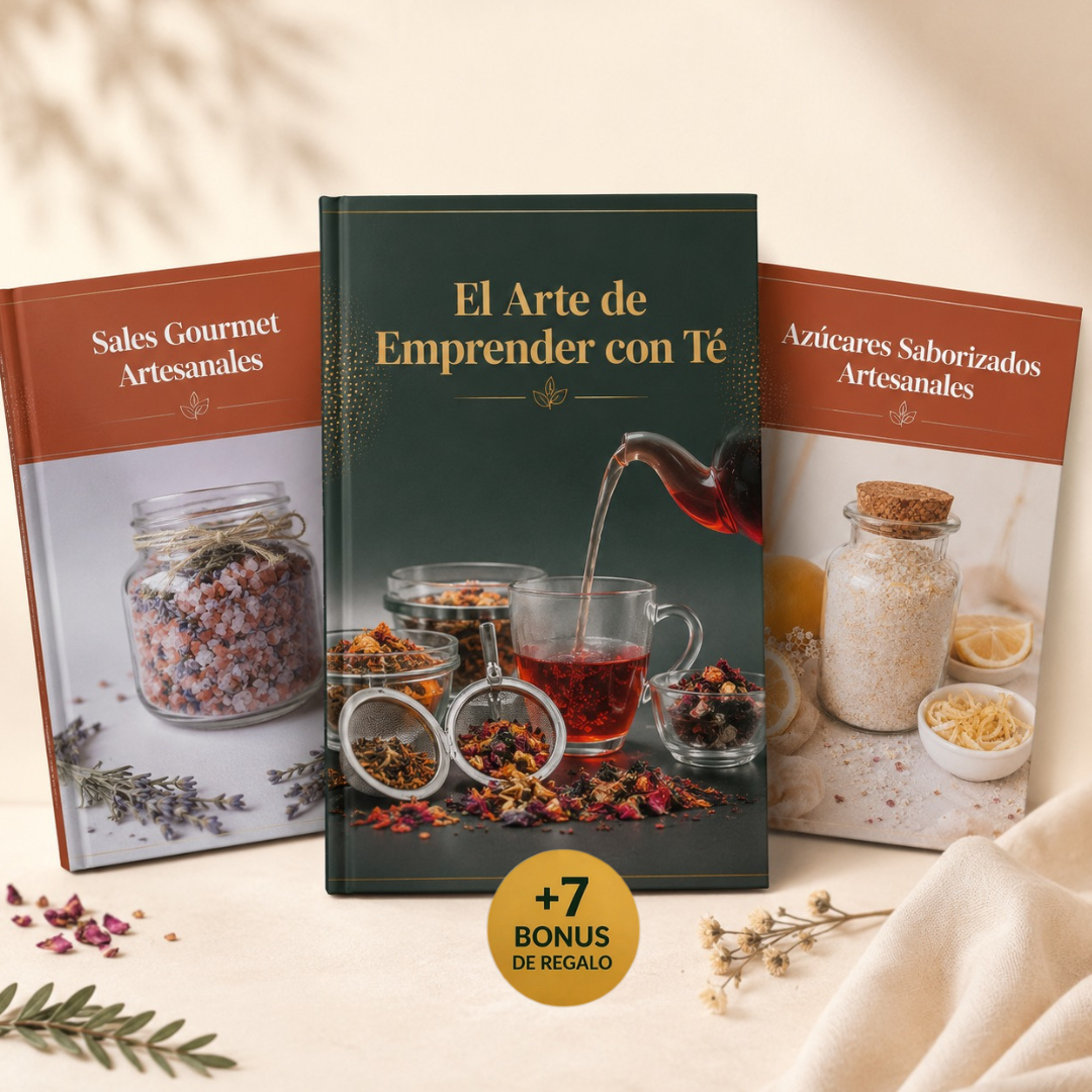 Tu Negocio Gourmet desde Casa — Té, Sales y Azúcares Artesanales