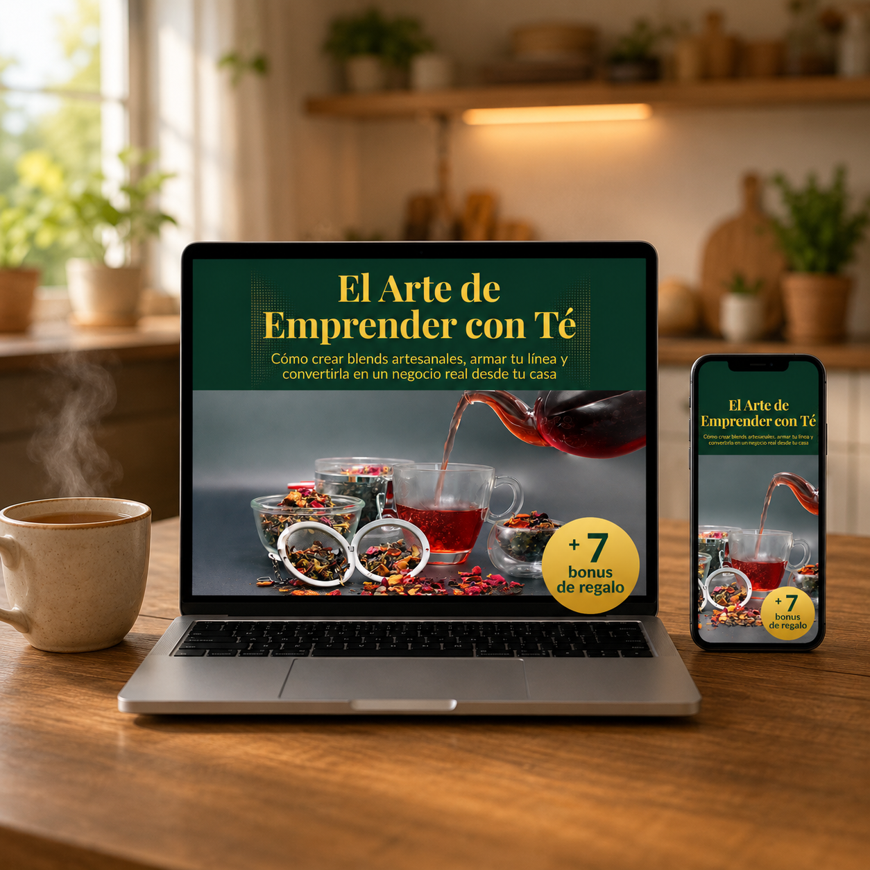 El Arte de Emprender con Té + 7 Bonus de Regalo